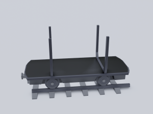 freight wagon 5 Modello 3D
