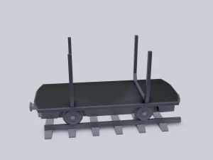 vag&atilde;o de carga 5 Modelo 3D