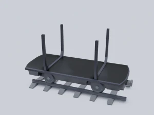 vag&atilde;o de carga 5 Modelo 3D