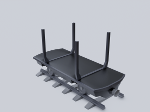 freight wagon 5 Modello 3D
