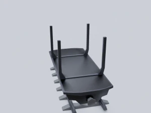 vag&atilde;o de carga 5 Modelo 3D