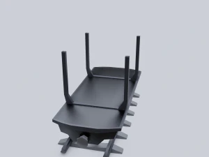 vag&atilde;o de carga 5 Modelo 3D