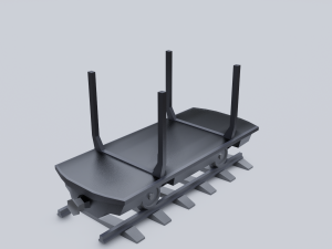 freight wagon 5 Modello 3D