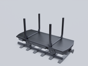 freight wagon 5 Modello 3D