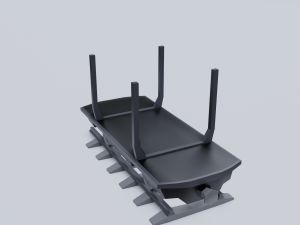 freight wagon 5 Modello 3D