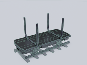 freight wagon 5 Modello 3D