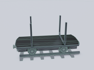 freight wagon 5 Modello 3D