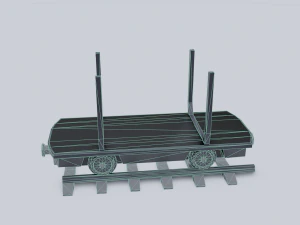 vag&atilde;o de carga 5 Modelo 3D