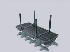 vag&atilde;o de carga 5 Modelo 3D