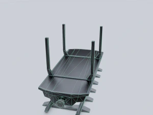 vag&atilde;o de carga 5 Modelo 3D