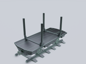 freight wagon 5 Modello 3D