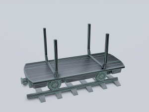 freight wagon 5 Modello 3D