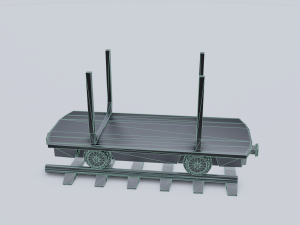 freight wagon 5 Modello 3D