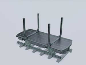 freight wagon 5 Modello 3D
