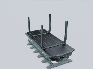 freight wagon 5 Modello 3D