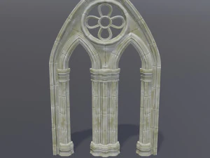 łuk gotycki Model 3D