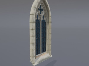 gothic window 3D 모델