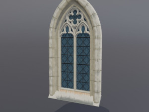 gothic window 3D 모델