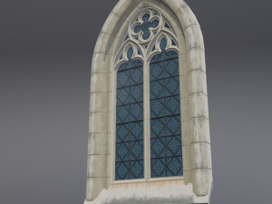 gothic window 3D 모델