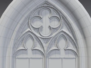 gothic window 3D Model