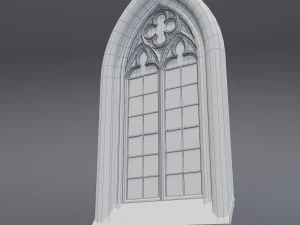gothic window 3D Model