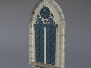 gothic window 3D 모델