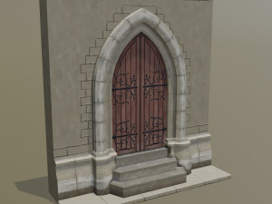 medieval door 3D Model