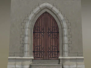 medieval door 3D Model