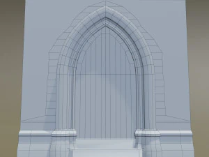 medieval door 3D Model