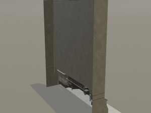 medieval door Model 3D