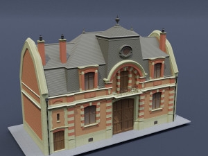 victorian house 01 3D Model
