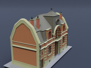 victorian house 01 3D Model