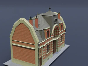 victorian house 01 3D Model
