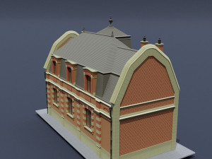 victorian house 01 3D Model