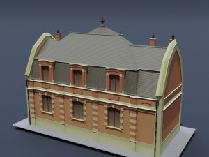 victorian house 01 3D Model