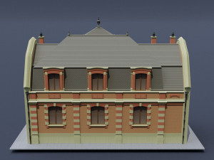 victorian house 01 3D Model