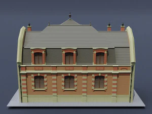 victorian house 01 3D Model