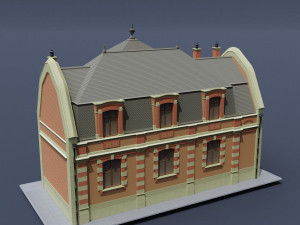 victorian house 01 3D Model