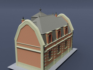 victorian house 01 3D Model