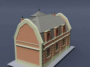 victorian house 01 3D Model