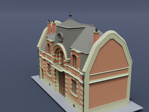 victorian house 01 3D Model
