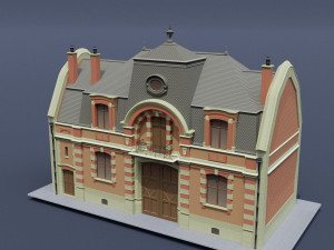 victorian house 01 3D Model