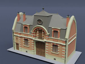 victorian house 01 3D Model