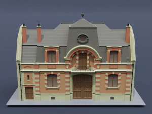 victorian house 01 3D Model