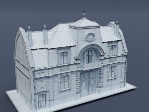 victorian house 01 3D Model