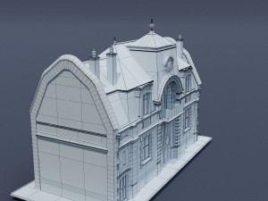 victorian house 01 3D Model