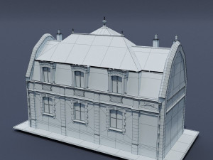 victorian house 01 3D Model