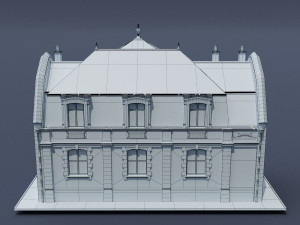 victorian house 01 3D Model