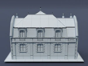 victorian house 01 3D Model