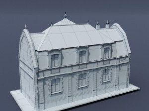 victorian house 01 3D Model